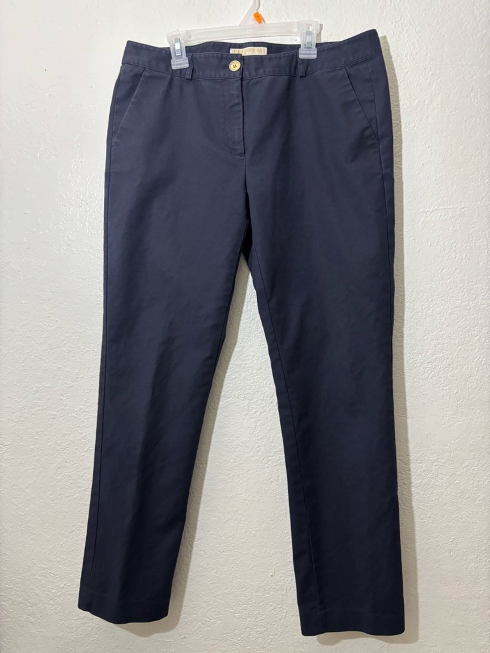 Michael Kors Navy Pants with Gold Label
